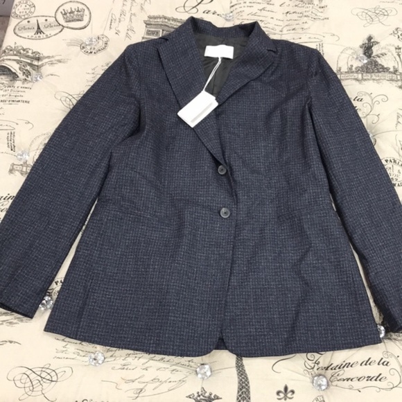 FABIANA FILIPPI Checkered Stretch Wool Blazer - Picture 7 of 9